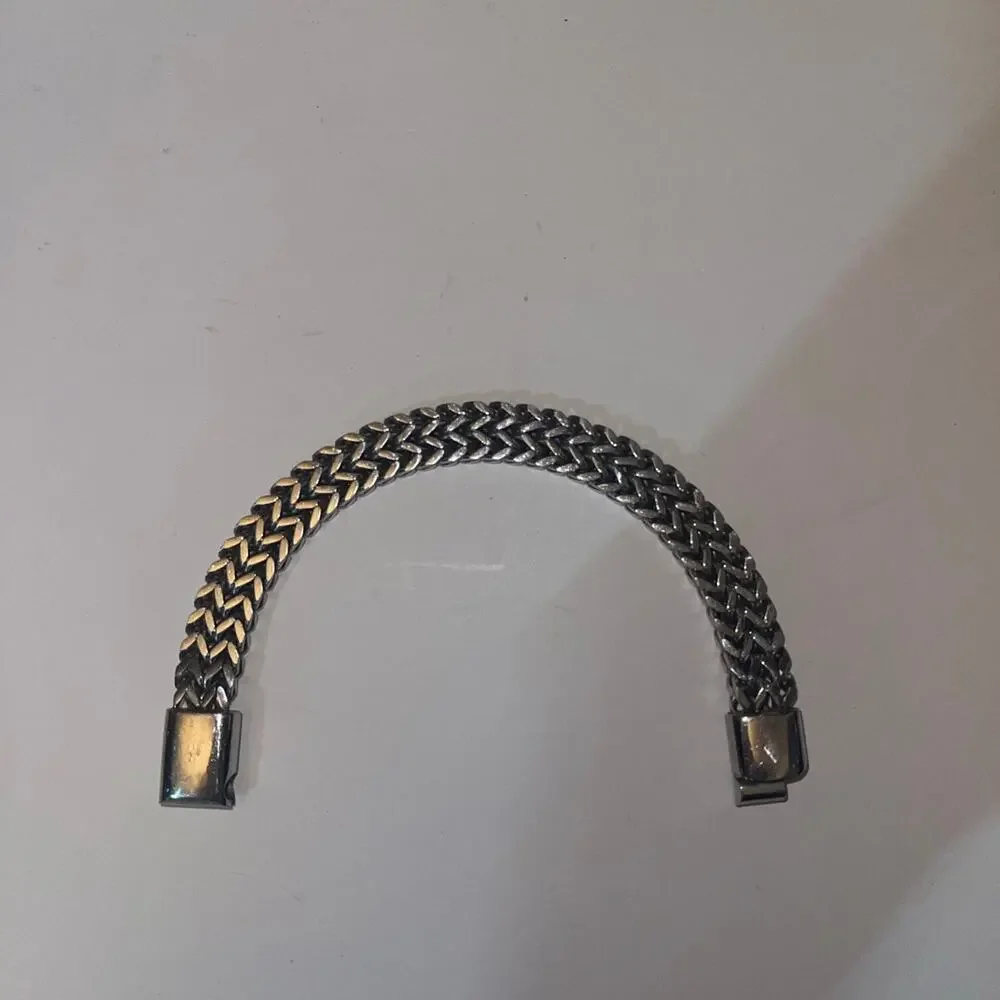 Stainless Steel Woven Chain Bracelet